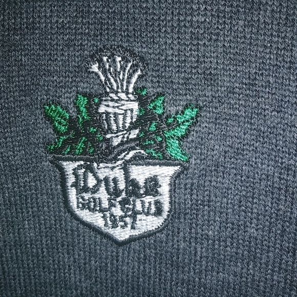 Duke University Golf Club XL Mens Quarter Zip Dark Gray Sweater Vest - Picture 4 of 9